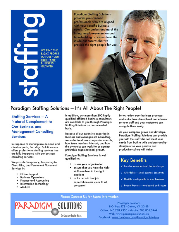 Paradigm Staffing Solutions Overview