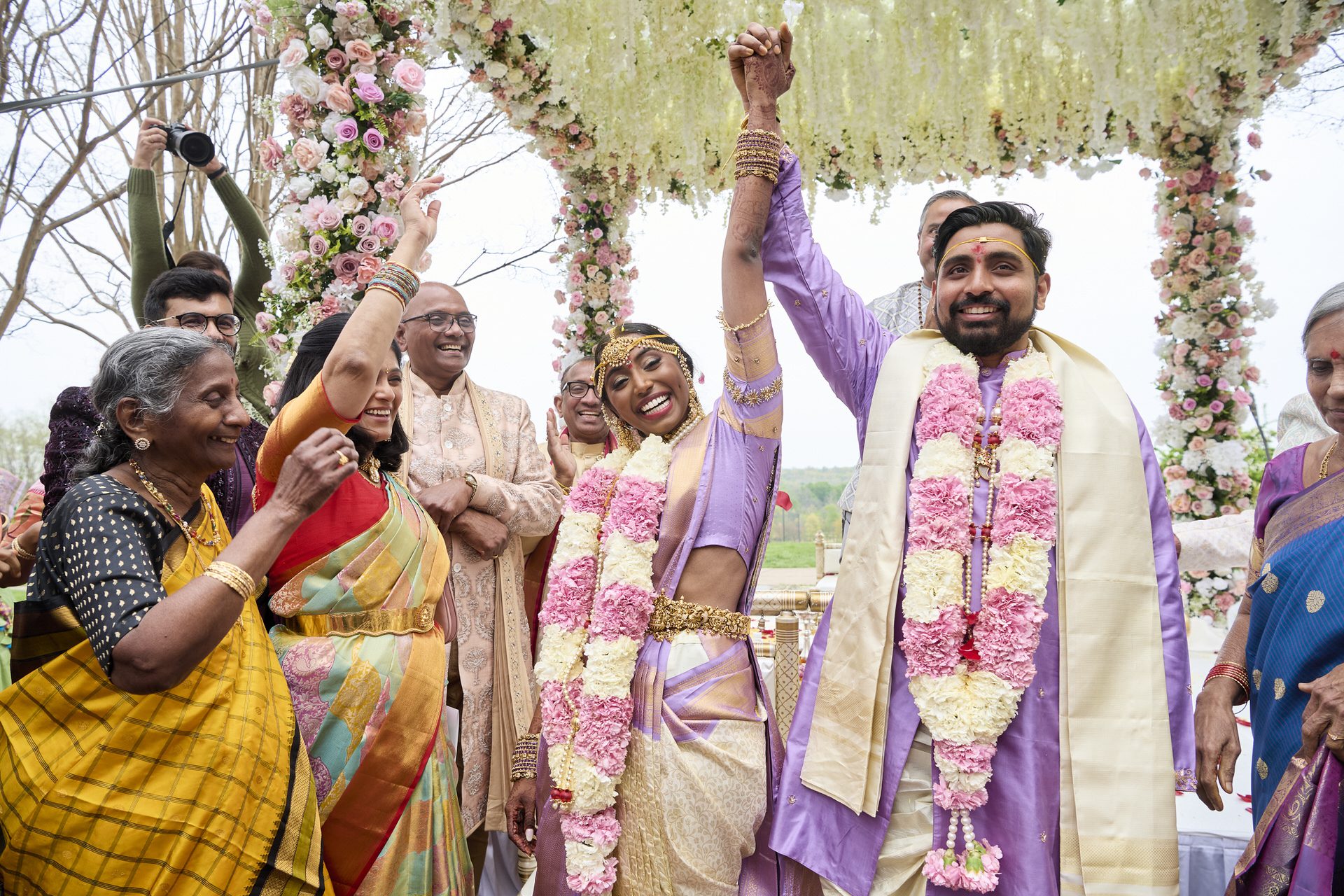 South Asian Indian American Wedding Exit